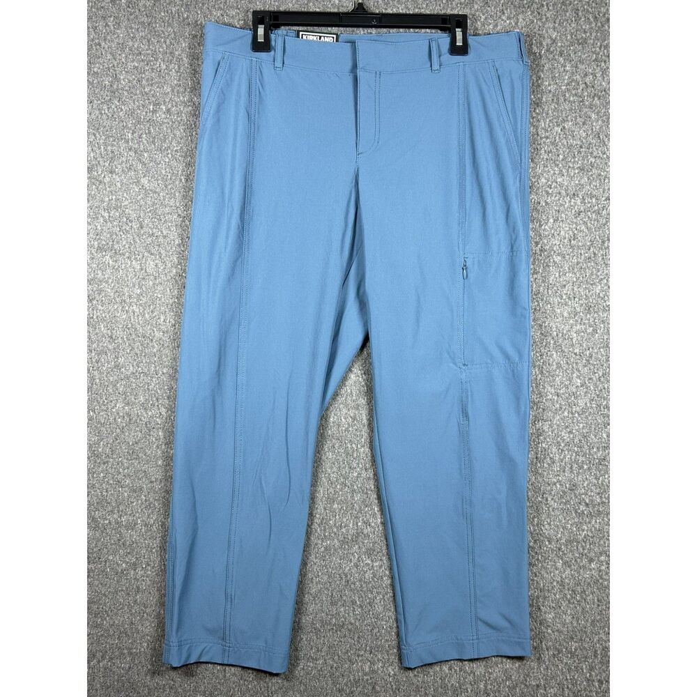 NWT Kirkland Signature Ladies Ankle Travel Pants - Blue (Size 12)